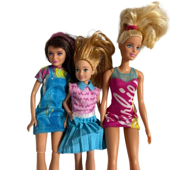 Barbie Dolls Starter Set 3 Dolls Including Barbie Skipper & Stacie‎ Dressed - Picture 1 of 7